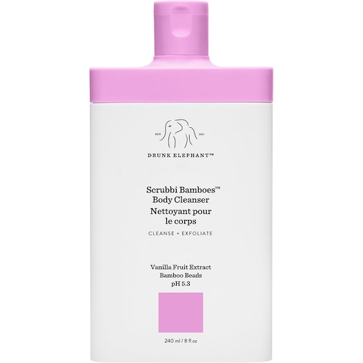 Drunk Elephant Hudrensning Scrubbi Bamboes™ Body Cleanser Showerskum Female 240 ml
