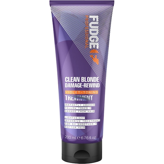 Fudge Treatments Clean Blonde Damage-Rewind Violet-Toning Treatment Hårkur til farvet hår Female 200 ml