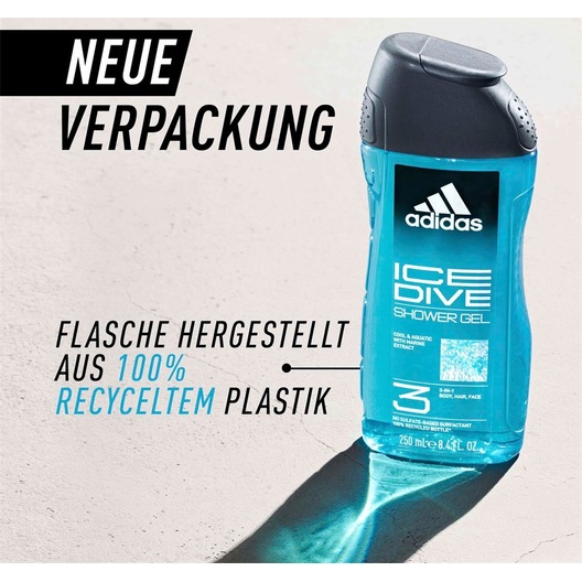 adidas Functional Male Shower Gel Ice Dive 400 ml