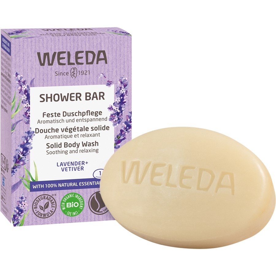 Weleda Prodotti per la doccia Sapone doccia Lavanda + Vetiver