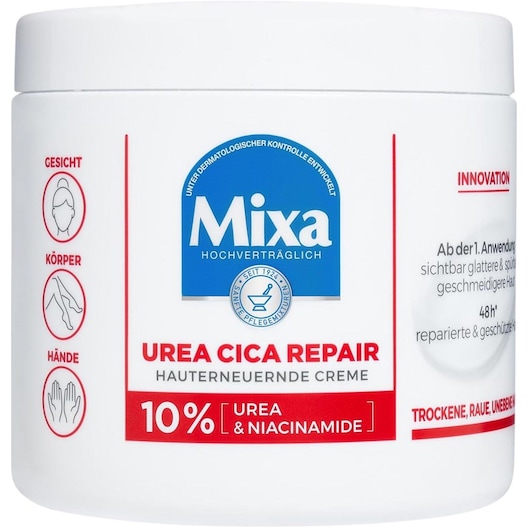 Mixa Hudvård Universell vård Urea Cica Repair hudförnyande kräm 400 ml (248,00 kr / 1 l)