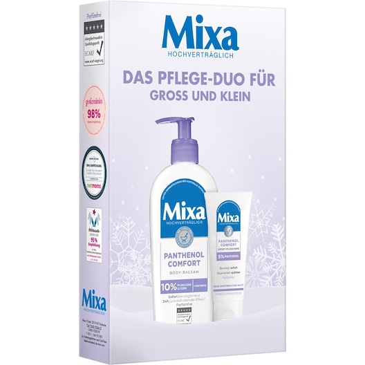 Mixa Hudpleje Kropspleje Gavesæt Panthenol Comfort Body Balsam 250 ml + Panthenol Comfort Sofort-Pflegecreme 50 ml 1 Stk. (73,00 kr / 1 stk.)