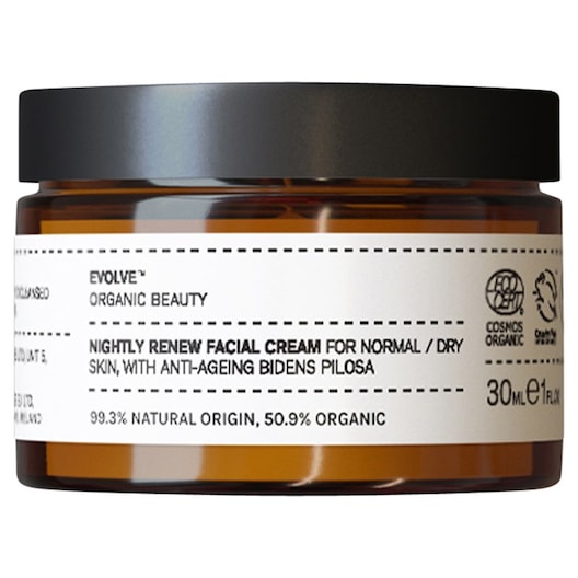 Evolve Organic Beauty Feuchtigkeitspflege Nightly Renew Facial Cream Gesichtscreme Damen