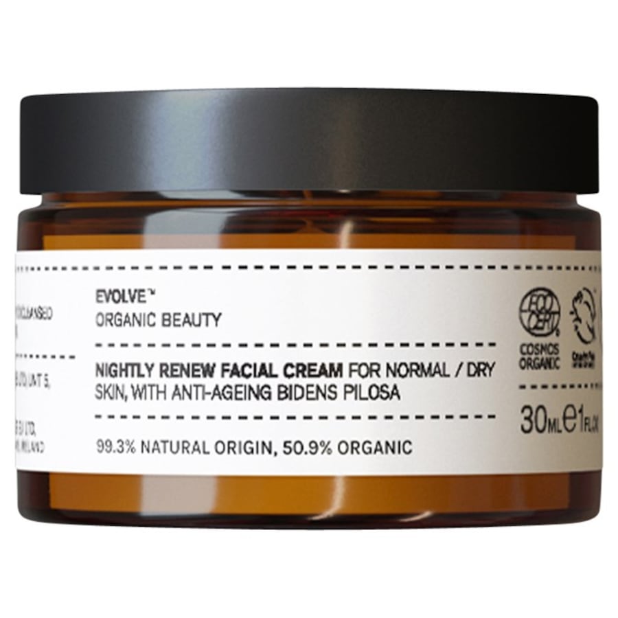 Evolve Organic Beauty Cura idratante Nightly Renew Facial Cream