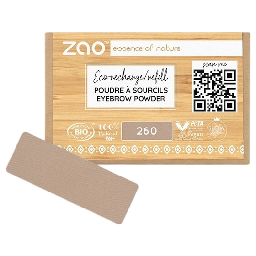 Zao Øjenbryn Refill Eyebrow Powder Bryn Female 1,3 g