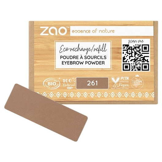 Zao Øjenbryn Refill Eyebrow Powder Bryn Female 1,3 g