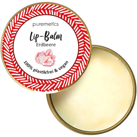 puremetics Læbepleje Lip Balm jordbær Læbepomade Female 10 ml