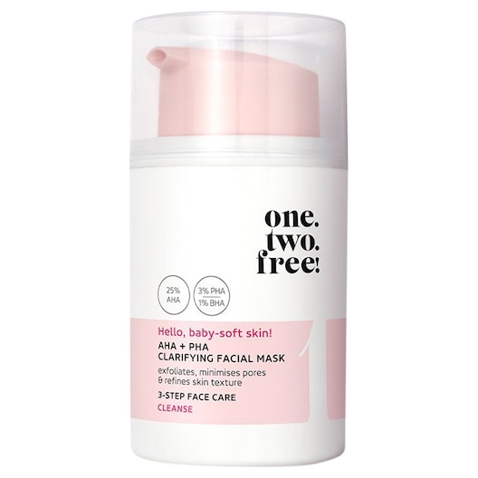 One.two.free! Gesichtsreinigung AHA + PHA Clarifying Facial Mask Reinigungsmasken Damen