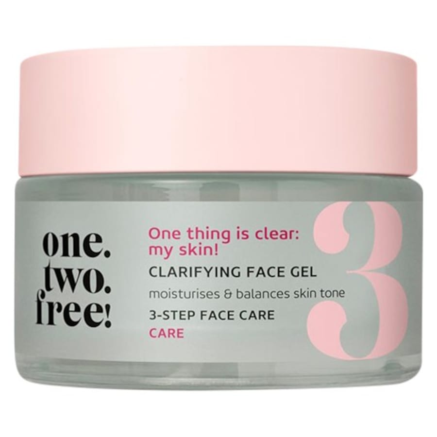 One.two.free Pulizia del viso Clarifying Face Gel