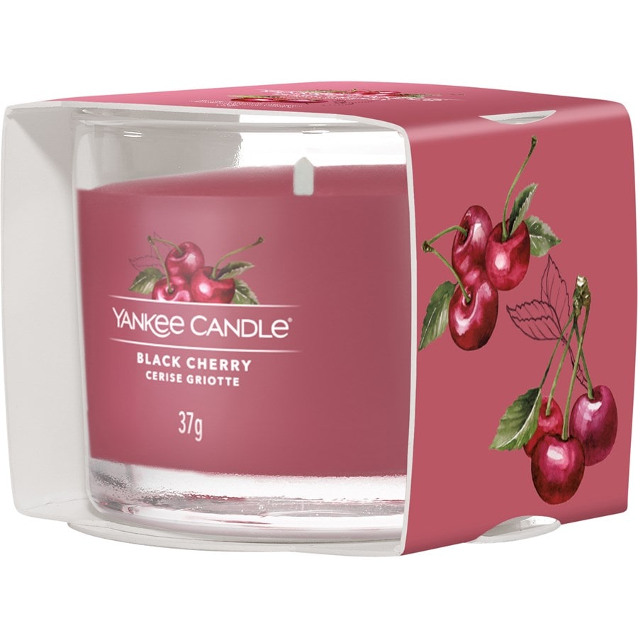 Yankee Candle Votivkerze im Glas Black Cherry 37 g