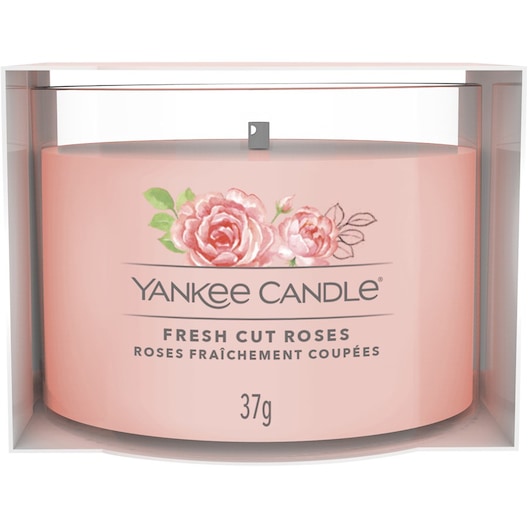 Yankee Candle Rumdufte Votivlys i glas Fresh Cut Roses 37 g