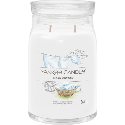 Yankee Candle Duftende stearinlys Clean Cotton Duftlys Unisex 567 g