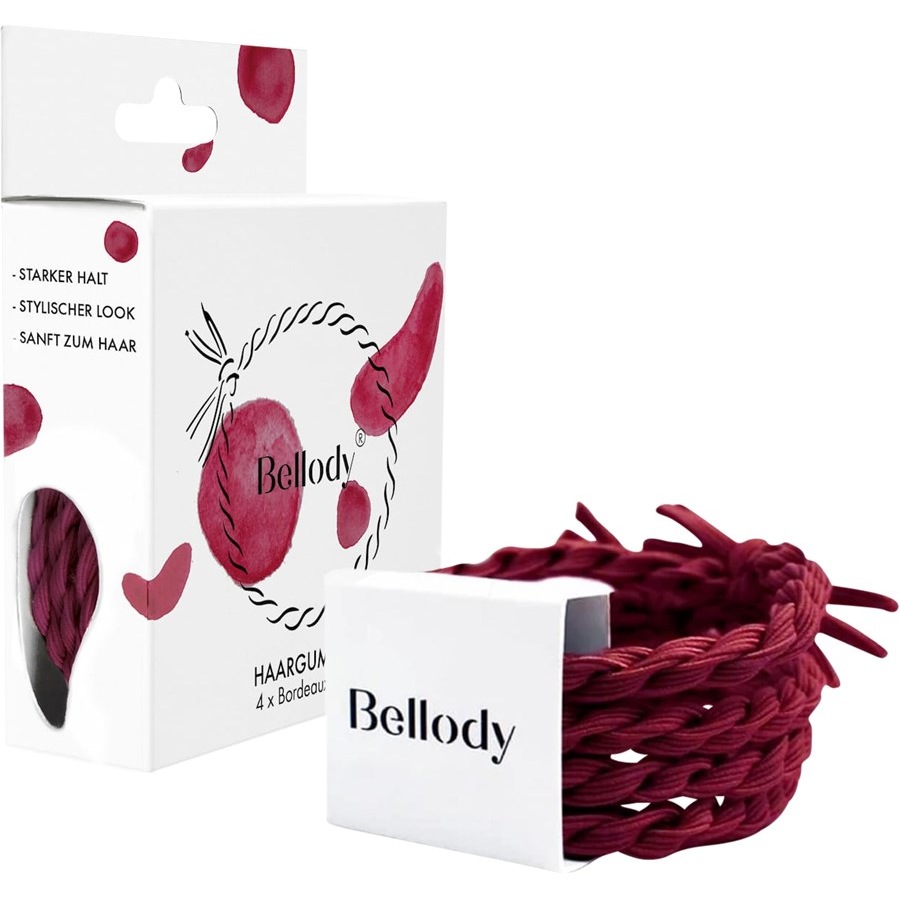 Bellody Fasce per capelli Original Hair Rubbers Bordeaux Red