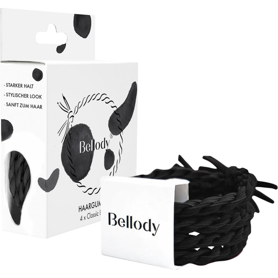 Bellody Fasce per capelli Original Hair Rubbers Classic Black