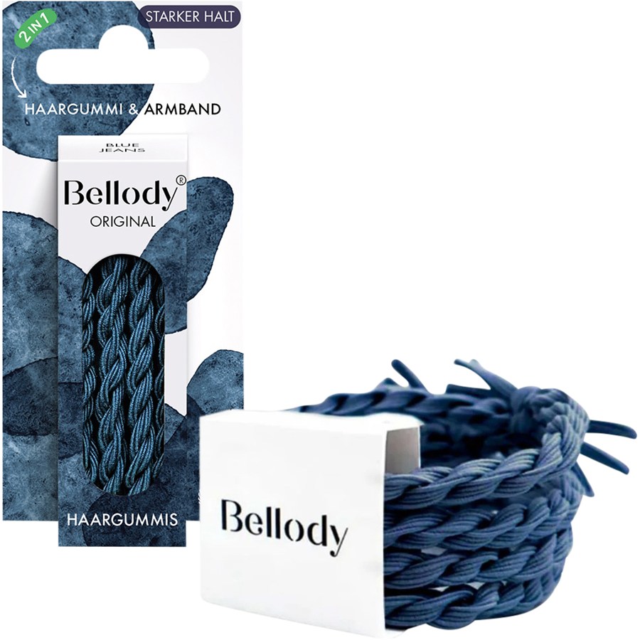 Élastiques à Cheveux Bellody Original Vert Quetzal 4 Pièces 3