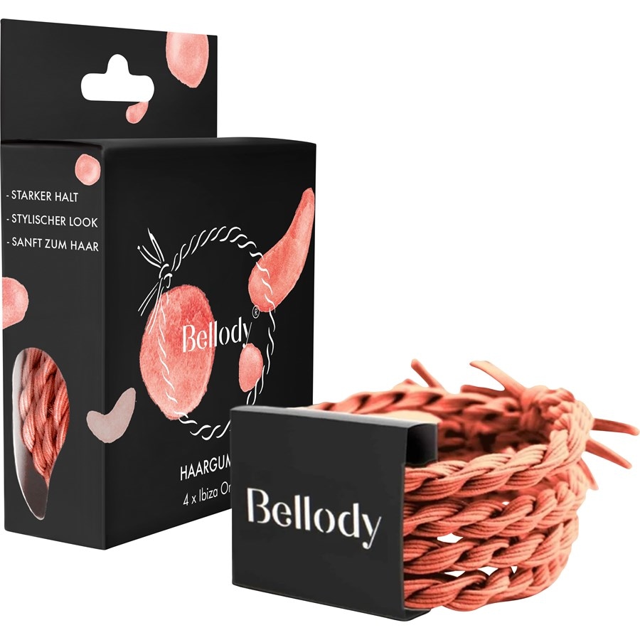 Bellody Fasce per capelli Original Hair Rubbers Ibiza Orange