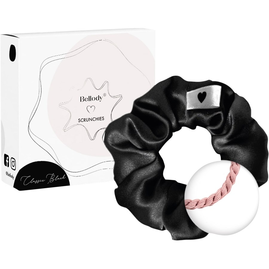 Bellody Scrunchies Seiden Scrunchie Classic Black