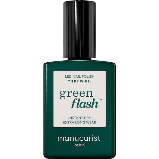 manucurist Paris Negle Neglelak Green Flash Milky White 15 ml (8.933,00 kr / 1 l)