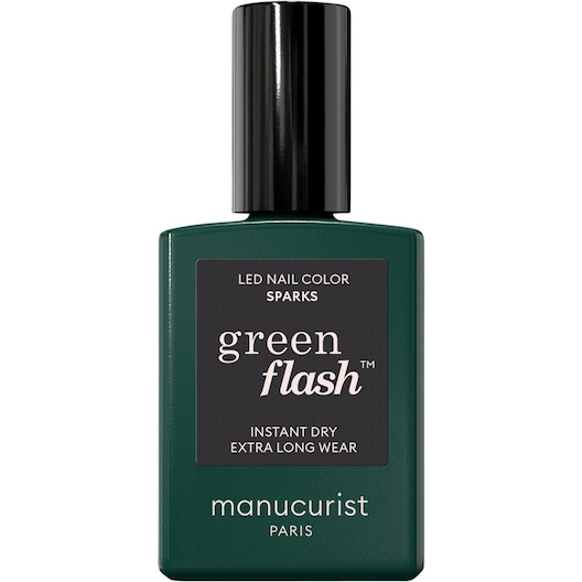 manucurist Paris Negle Neglelak Green Flash Sparks 15 ml (10.333,00 kr / 1 l)