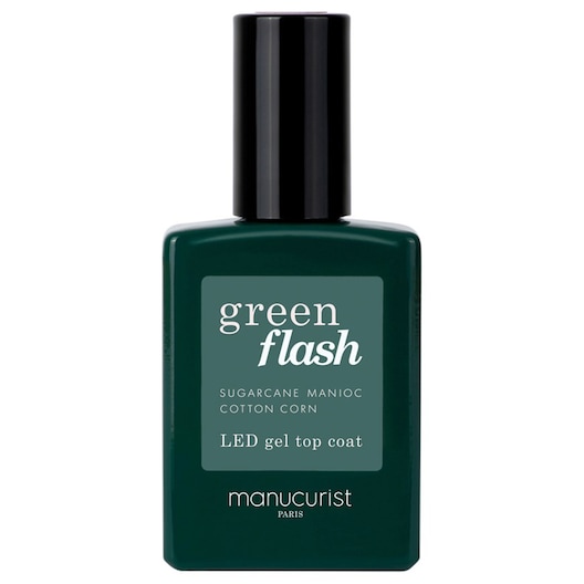 manucurist Paris Nagellak Green Flash Top Coat Topcoat Dames 15 ml