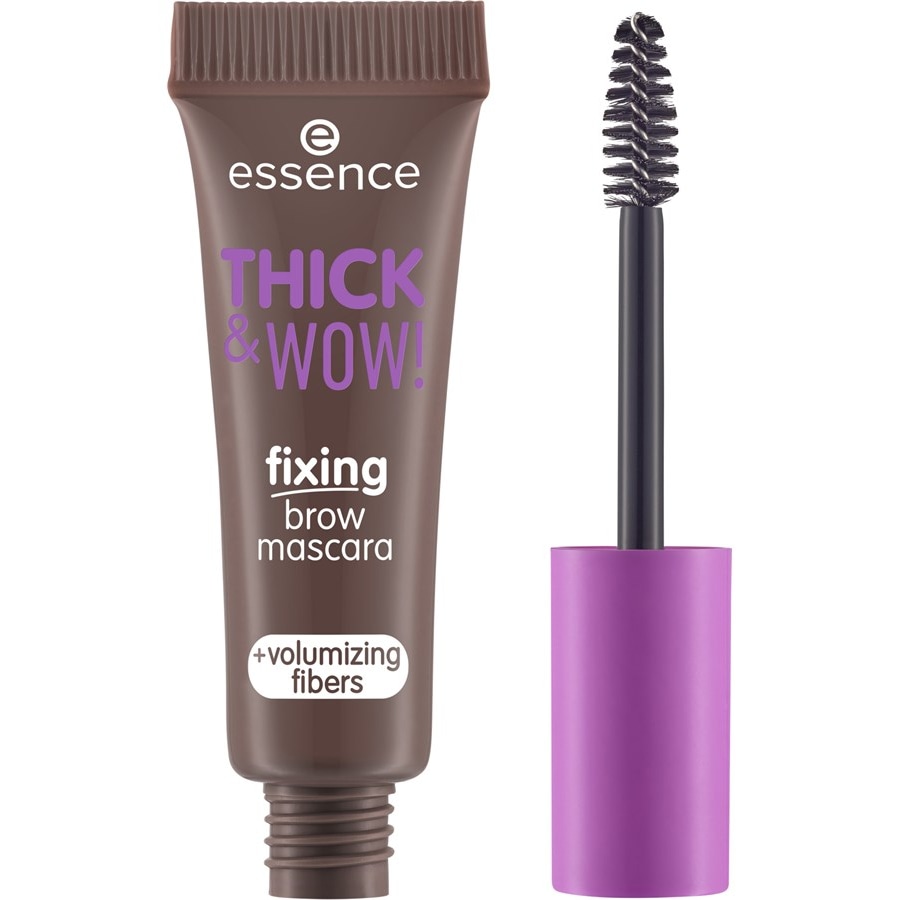 Essence Sopracciglia Thick & Wow Fixing Brow Mascara + Volumizing Fibers