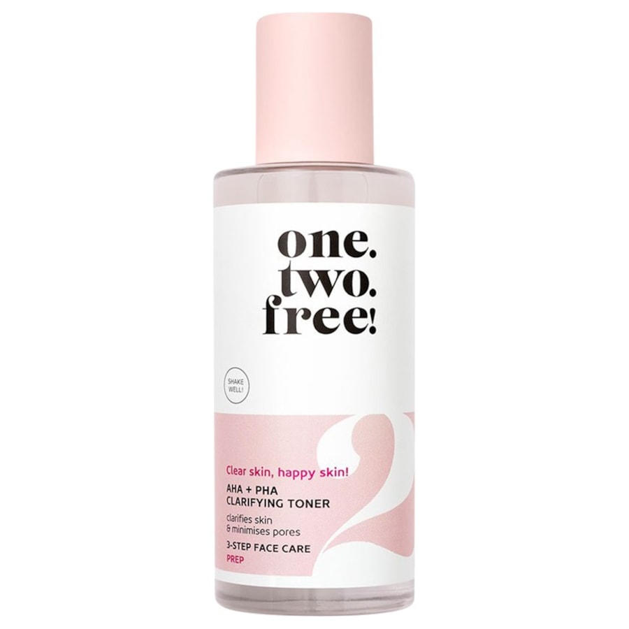 One.two.free Pulizia del viso AHA + PHA Clarifying Toner