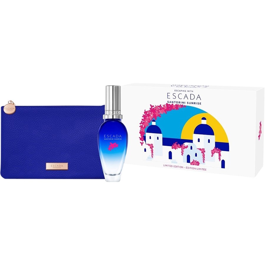 Escada Santorini Sunrise Geschenkset Limited Edition Eau de Toilette Spray 30 ml + Travel Bag / 1 Stk.