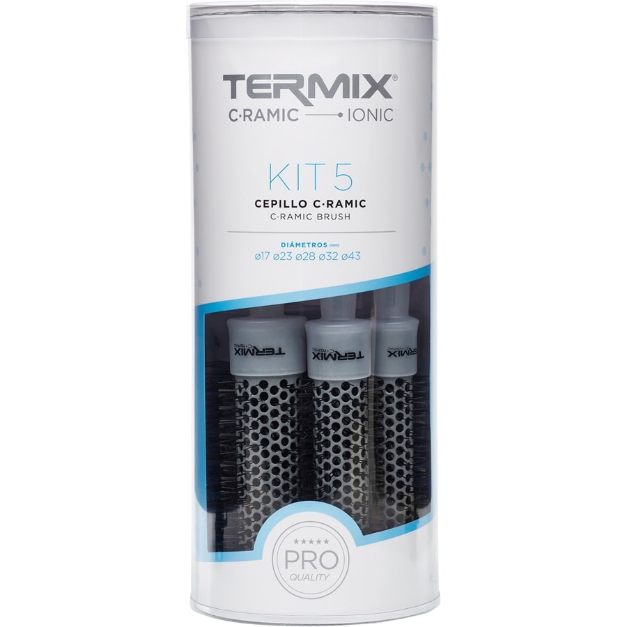 TERMIX Spazzole rotonde C-Ramic Ionic 5-Pack