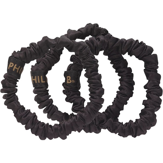 Philip B Styling Petite Black Scrunchie Haargummis Damen