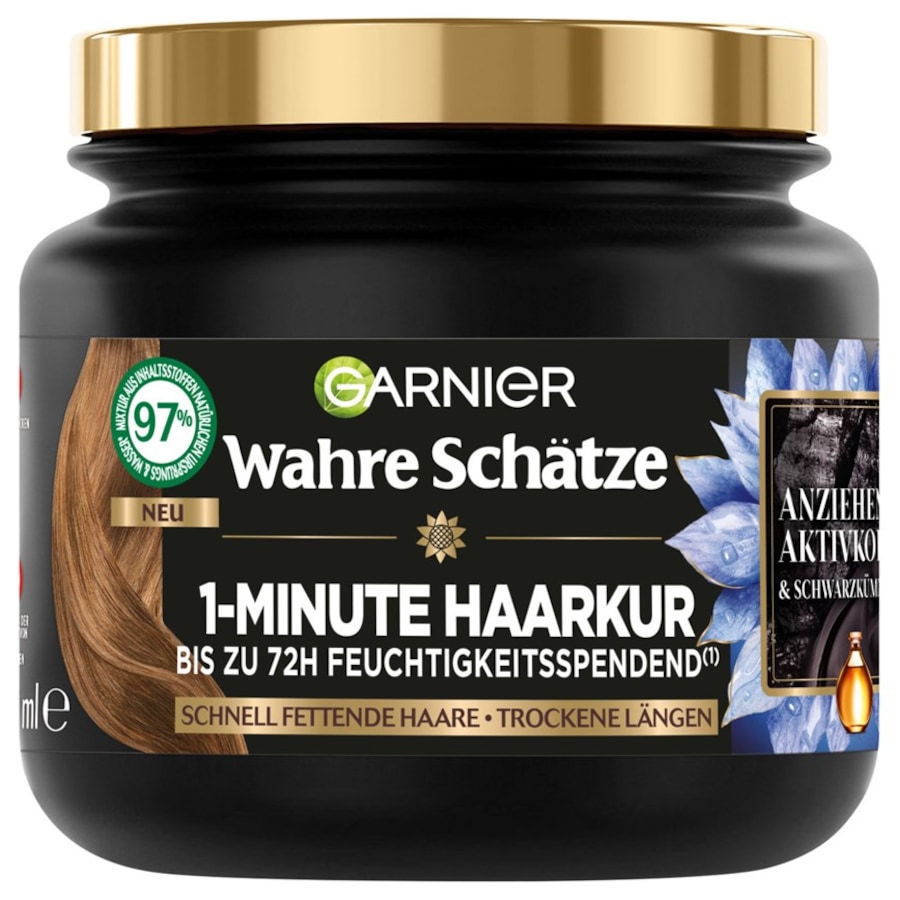 GARNIER Anziehende Aktivkohle & Schwarzkümmelöl