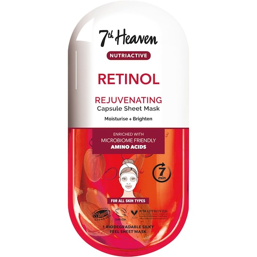 7th Heaven Ansigtsmasker Masker af stof Retinol Rejuvenating Capsule Mask 1 Stk.