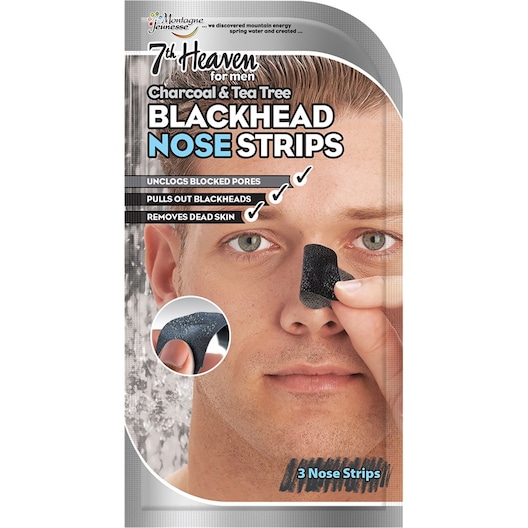 7th Heaven Ansigtsmasker Mænd Black Head Nose Strips 3 Stk.