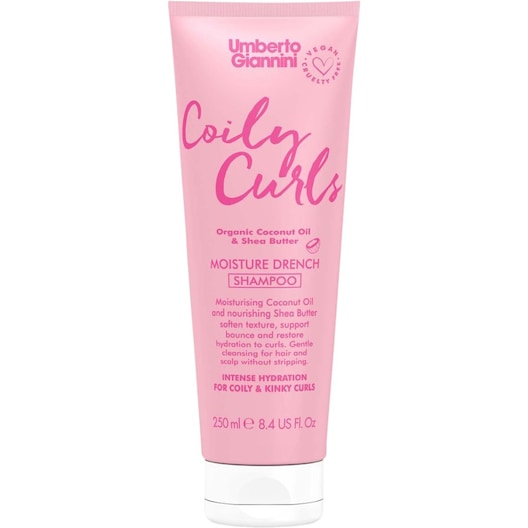 Umberto Giannini Coily Curls Moisture Shampoo til krøllet hår Unisex 250 ml