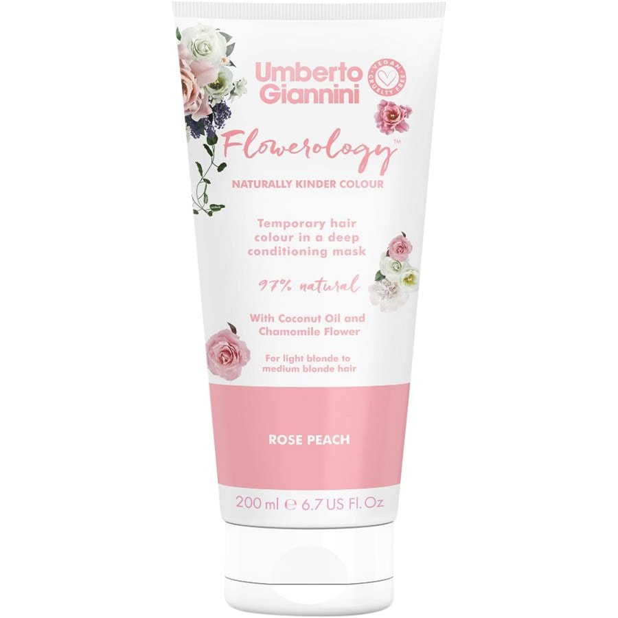 Umberto Giannini Flowerology Temporary Colour Mask Rose Peach