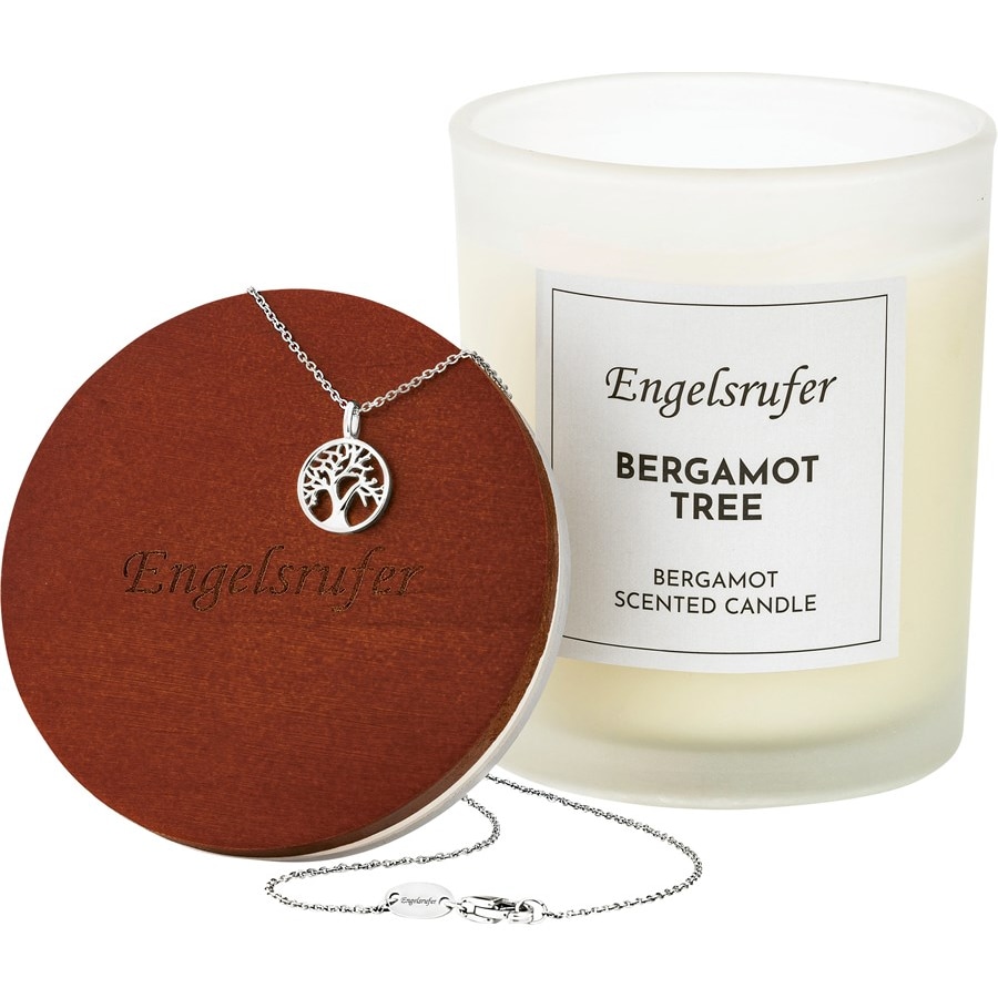 Engelsrufer Candele profumate Candela decorativa Bergamotto con catena Albero della vita