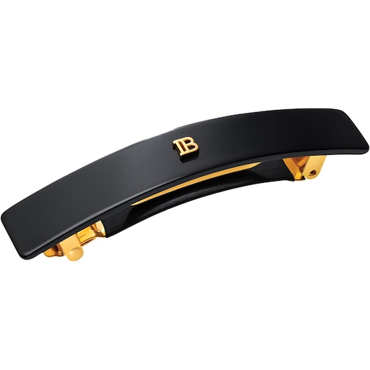 Balmain Hair Couture Cellulose Acetate Barrette pour Cheveux Medium Black Haarspangen