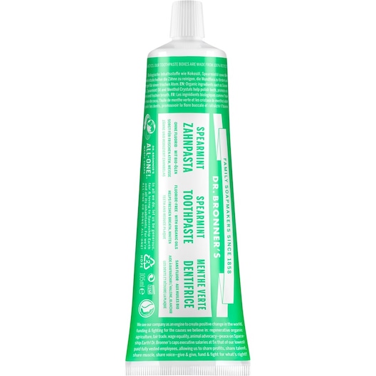 Dr. Bronner's Tandpleje Tandpasta med spearmint Unisex 105 ml