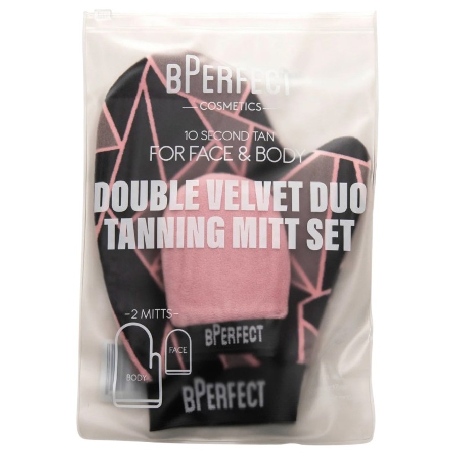 BPERFECT Autoabbronzante Double Velvet Duo Tanning Mitt Set Double Velvet Duo Tanning Mitt Set