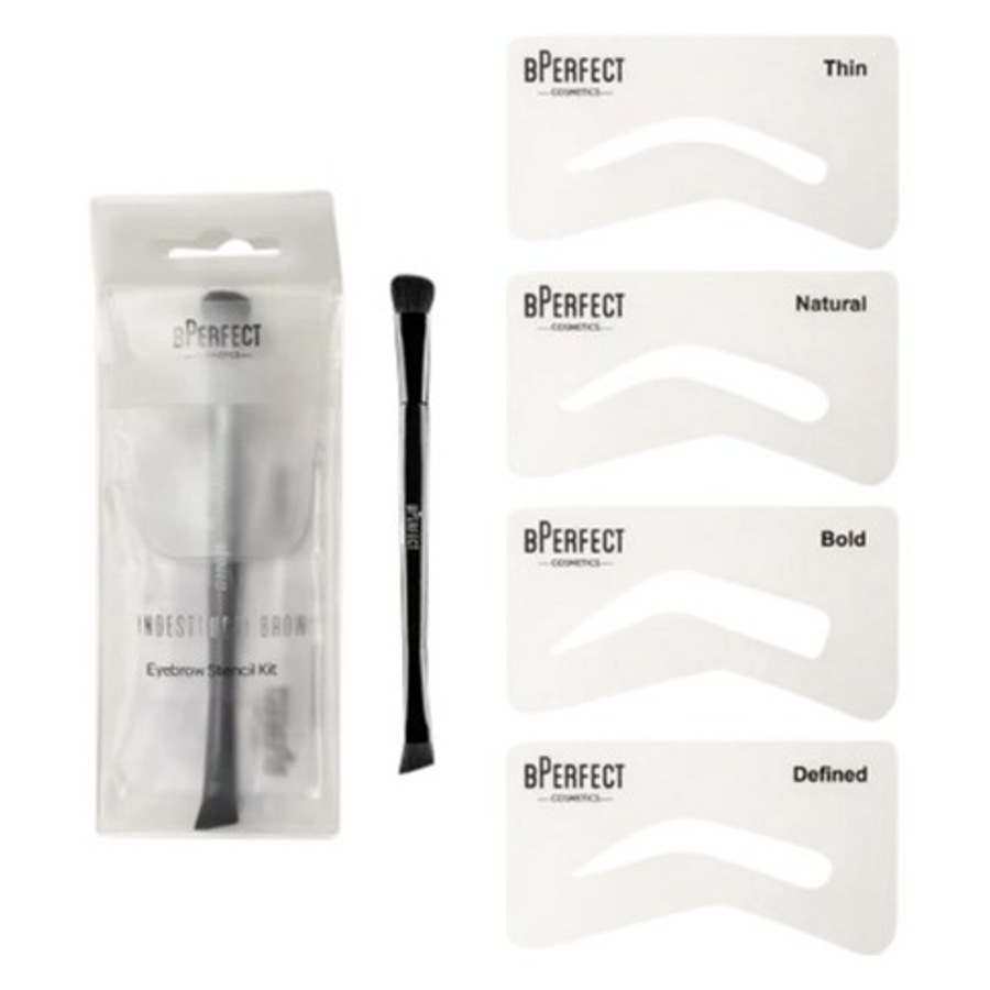 BPERFECT Occhi Indestructi'Brow Eyebrow Stencil Kit Set regalo