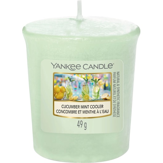 Yankee Candle Rumdufte Votivlys Cucumber Mint Cooler Green 49 g