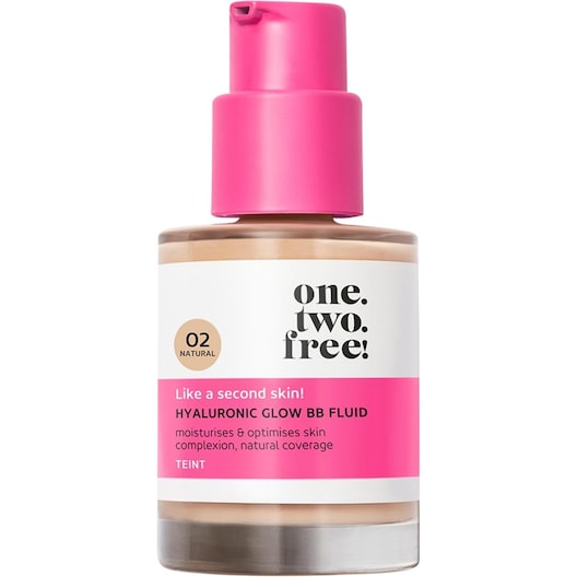 One.two.free! Ansigtsmakeup Hyaluronic Glow BB Fluid BB- & CC-Cream Female 30 ml