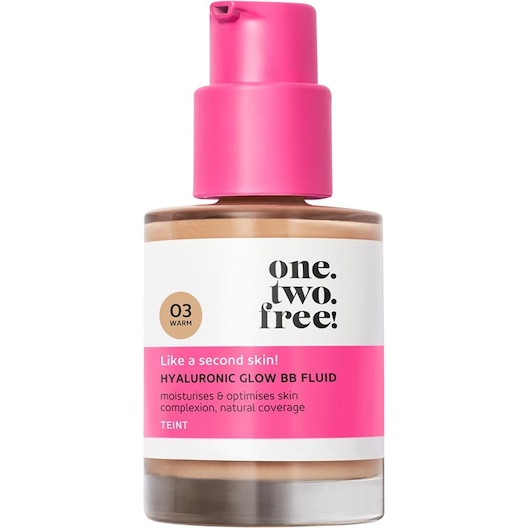 One.two.free! Ansigtsmakeup Hyaluronic Glow BB Fluid BB- & CC-Cream Female 30 ml