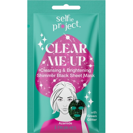 Selfie Project Tuchmasken Shimmer Sheet Mask Clear Me Up Reinigungsmasken Damen