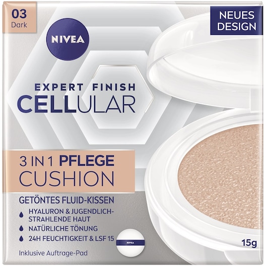 NIVEA Make-up Hyaluron Cellular Expert Finish 3in1 Pflege Cushion Foundation Damen