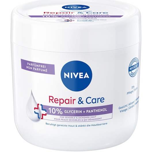 NIVEA Body Lotion und Milk Pflegecreme Repair & Care Sensitive Bodylotion Damen