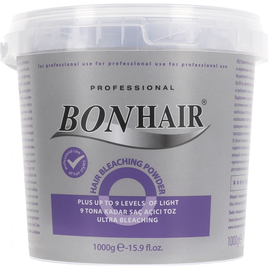 Bonhair Colore dei capelli Polvere sbiancante bianca