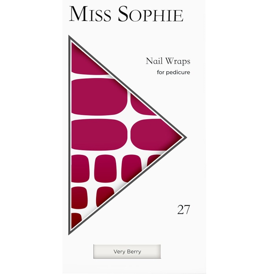 Miss Sophie Unghie finte Dazzling Rosewood Pedicure Wrap