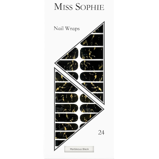 Miss Sophie Marbleous Black Nagelfolie