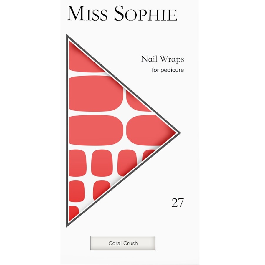 Miss Sophie Unghie finte Coral Crush Pedicure Wrap