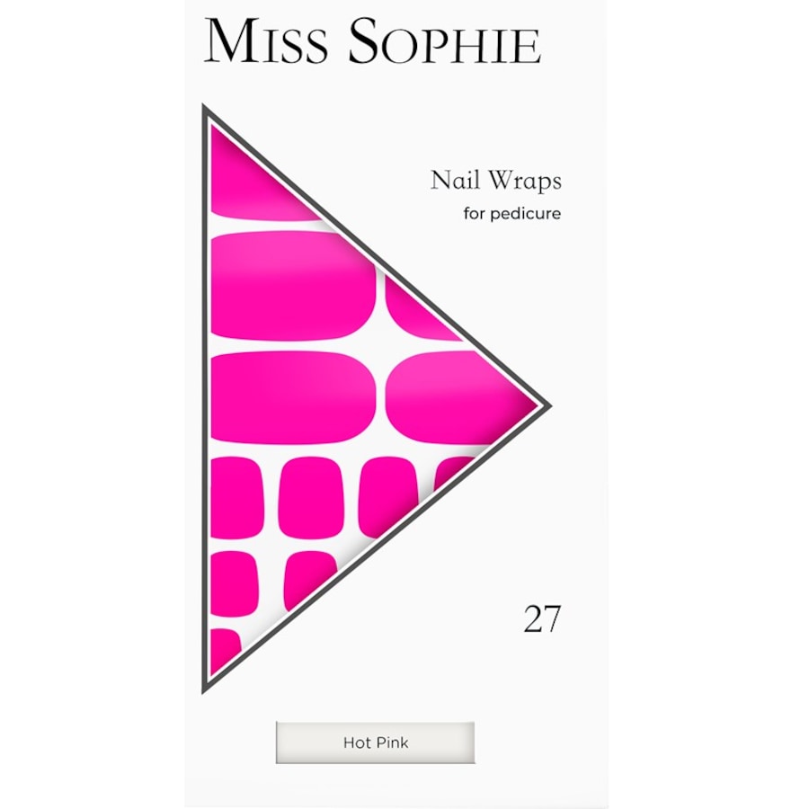 Miss Sophie Unghie finte Hot Pink Pedicure Wrap